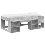 Kids'Bed Frame with Storage Concrete Grey 90 x 190 cm 3422630