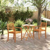 Folding Garden Table 70x75 cm Solid Wood Acacia 4004910