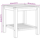 Coffee Table Brown 45 x 45 x 45 cm Solid teak wood 42002305