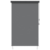 Roller Blind Light Grey 100 x 250 cm Fabric and Aluminum 42037179