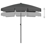 Beach Parasol Anthracite 180x120 cm 314721