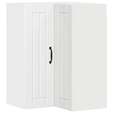 Wall Corner Cabinet LUCCA White 57 x 57 x 80 cm Engineered Wood 885075