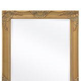 Wall Mirror Baroque Style 100x50 cm Gold 243680