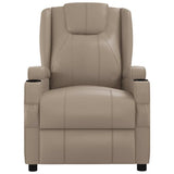Recliner Chair Cappuccino Faux Leather 340965