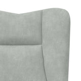 Armchair Light Grey 63 x 67 x 94 cm Velvet 42001803