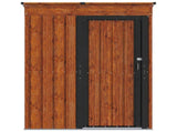 Garden Sheds Brown 137 x 81 x 180 cm Metal 42011292