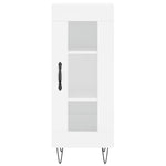 Highboard White 34.5x34x180 cm Engineered Wood 3199073
