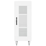 Highboard White 34.5x34x180 cm Engineered Wood 3199073