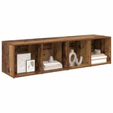 TV Cabinet Set 2 pcs Old Wood 37 x 35 x 72 cm Engineered Wood 3393519