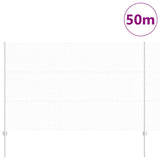 Welded Wire Fence 50 x 1.5 m Hot-Dip Galvanised Steel 3337048
