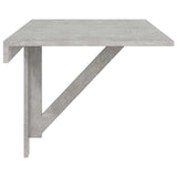 Folding Wall Table Concrete Grey 100x60x56 cm Engineered Wood 342648