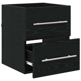 Sink cabinet Black Oak 38.5 x 41 x 48 cm Engineered Wood 880452