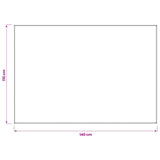 Table Cloth 5 pcs Rectangular White 110 x 140 cm 42040308