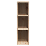 Headboard with Storage 160 cm Solid Wood Pine 855624