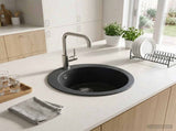 Kitchen Sink Single Basin Granite 50.5 x 29 cm Graphite 42053752