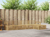 Outdoor Sofa Set 5 pcs White 249 x 122.5 x 73 cm 3391659