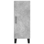 Highboard Concrete Grey 34.5x34x180 cm Engineered Wood 3198813