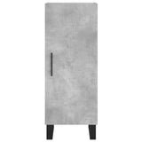 Highboard Concrete Grey 34.5x34x180 cm Engineered Wood 3198813