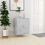 ZNTS Shoe Cabinet Concrete Grey 60x35x70 cm Engineered Wood 808922