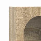 Hanging Cabinet with Shelf ELST Sonoma Oak 59 x 20 x 71.5 cm 891356