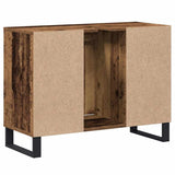 Bathroom Cabinet Old Wood 80 x 33 x 60 cm Engineered Wood 873898