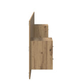Headboard With Cabinet 3 pcs Artisan Oak Engineered Wood 3415940