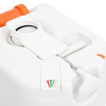 Integrated Camping Toilet White 2417 L HDPE&Steel 154409