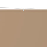 ZNTS Vertical Awning Taupe 100x1000 cm Oxford Fabric 148407
