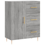 Highboard Grey Sonoma 69,5x34x180 cm Engineered Wood 3199807