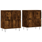 Sideboards 2 pcs Smoked Oak Engineered Wood 3190178
