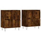 Sideboards 2 pcs Smoked Oak Engineered Wood 3190178