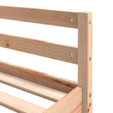 Loft Bed with Desk and Ladder 140x200 cm Solid Wood Pine 3284236