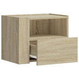Wall-mounted Bedside Cabinets 2 pcs Sonoma Oak 45x30x35 cm 848316