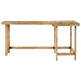 Desk 165x110x75 cm Solid Wood Mango 353334