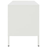 TV Cabinets 2 pcs White 68x39x50.5 cm Steel 843005