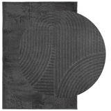 Rug IZA Short Pile Scandinavian Look Anthracite 160x230 cm 375430