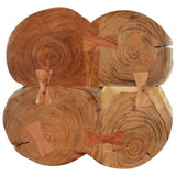 Coffee Table 36 cm 4 Trunks Solid Wood Acacia 353301