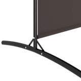 6-Panel Room Divider Brown 520x180 cm Fabric 350271