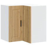 Kitchen Wall Corner Cabinet "Porto" Artisan Oak Engineered Wood 854106