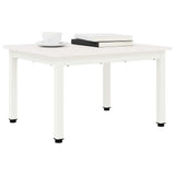 Coffee Table White 60 x 50 x 36 cm Solid Pine Wood 892762