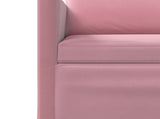 3 Seater Sofa Pink 190 x 81 x 82 cm Velvet 42041124