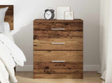 Bedside Cabinet Old Wood 40 x 40 x 63 cm Engineered Wood 880914