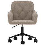 Dining Chair 2 pcs Light Grey 55 x 59.5 x 77 cm Velvet 3415416