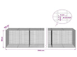 Gabion with 3.5 mm Wire and 5x2.5 cm Mesh 1100x100x100 cm 3461968