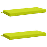 2-Piece Bench Cushions SOEST 2 pcs 100% Polyester Bright Green 950153
