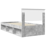 Bed Frame with Headboard Concerte 90 x 200 cm Solid Pine Wood 3410648