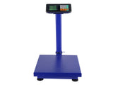 300KG/661lb LCD Digital Personal Floor Postal Platform Scale Blue 64648692