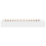 Bed Frame with Storage White 80 x 200 cm Engineered Wood 3429557