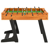 Folding Football Table 121x61x80 cm Light Brown 91941