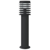 Outdoor Floor Lamps with Sensors 3pcs Black 60 cm Stainless Steel 4006370